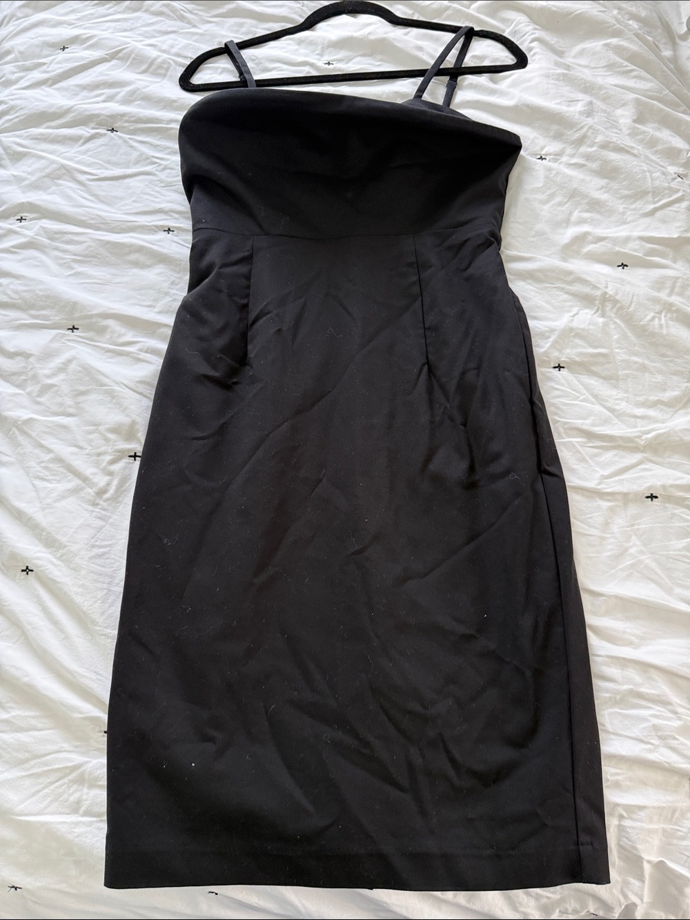 Black Strappy Sheath Dress - Classic Women's Cocktail Dress
